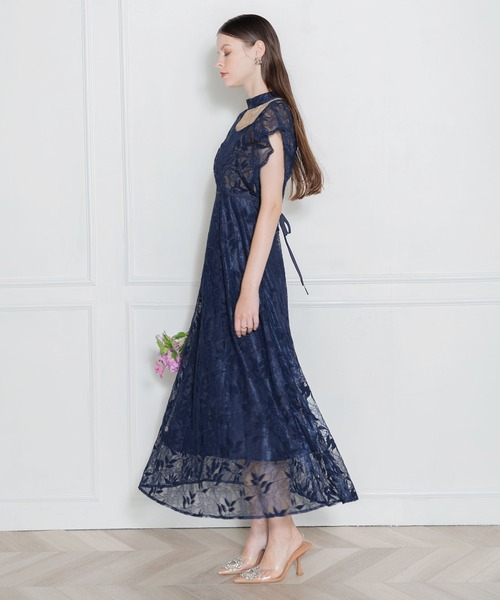 「Leja」 半袖ワンピース SMALL モカ レディース_画像4