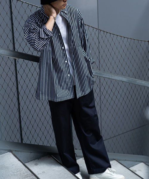 「417 EDIFICE」 長袖シャツ SMALL グレー メンズ_画像2