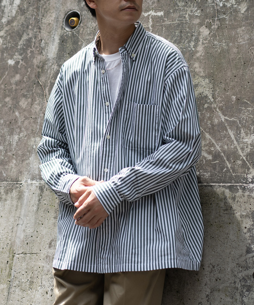 「417 EDIFICE」 長袖シャツ SMALL グレー メンズ_画像3