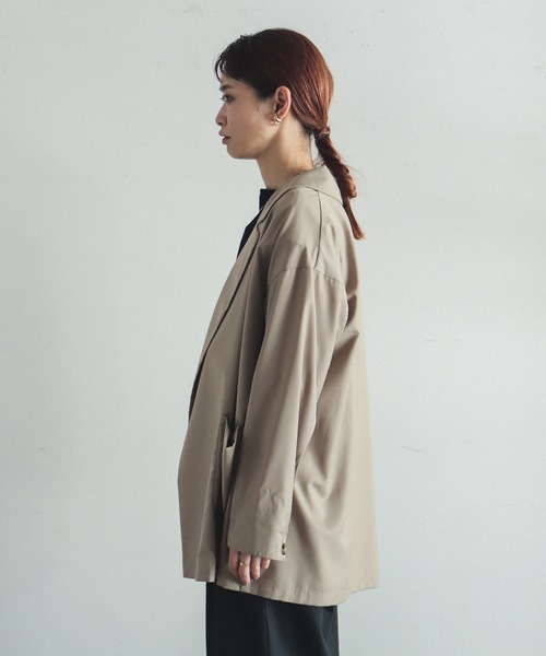 「新品　未使用」　FILDEFER ジャケット　フリーサイズ FIL DE FER（フィルデフェール） ジャケット FREE ベージュ レディース