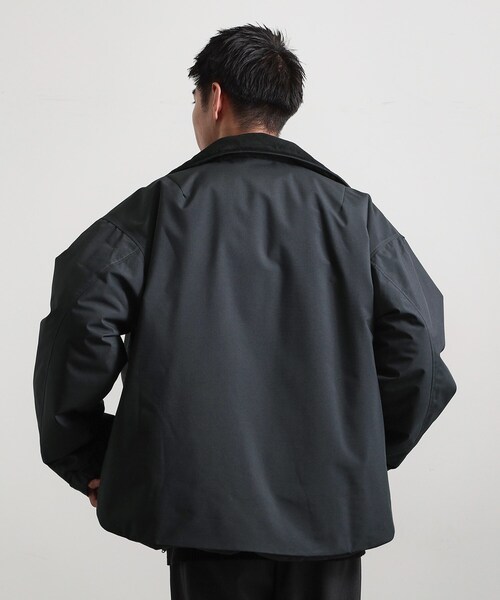 【未使用・タグ付】ジップブルゾン/ブラック THE SHOP TK ブルゾン アウター 「洗濯機可」きれいめにもカジュアルに