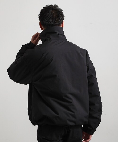 【未使用・タグ付】ジップブルゾン/ブラック THE SHOP TK ブルゾン アウター 「洗濯機可」きれいめにもカジュアルに