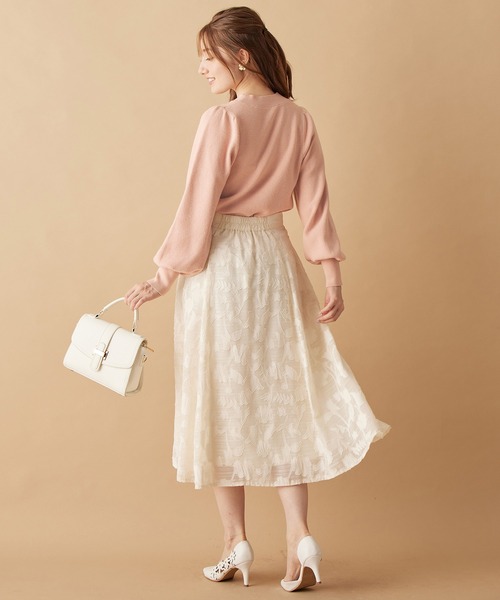 「alotta」 長袖ニット M ホワイト レディース_画像5