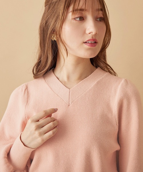 「alotta」 長袖ニット M ホワイト レディース_画像6