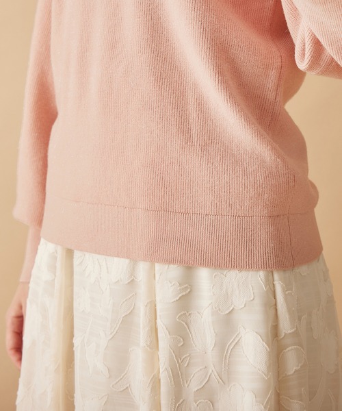 「alotta」 長袖ニット M ホワイト レディース_画像8