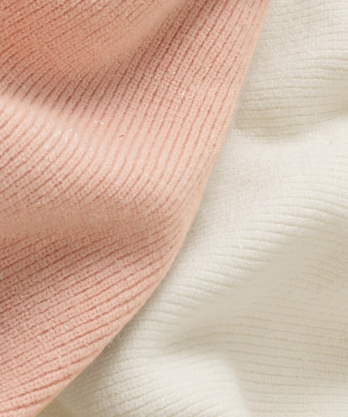 「alotta」 長袖ニット M ホワイト レディース_画像9