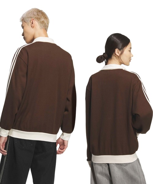 adidas originals ワッフル　ファイヤーバード　ブラウン adidas（アディダス） コート ジャケット adidas WAFFLE CLASSIC TRACK