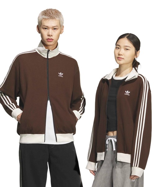 adidas ワッフルクロップド　トラックジャケット 国内完売 adidas originals ワッフル クロップド トラックジャケット