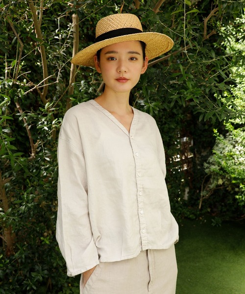 Brocante ブラウス シャツ 「Brocante / ブロカント」 リネン