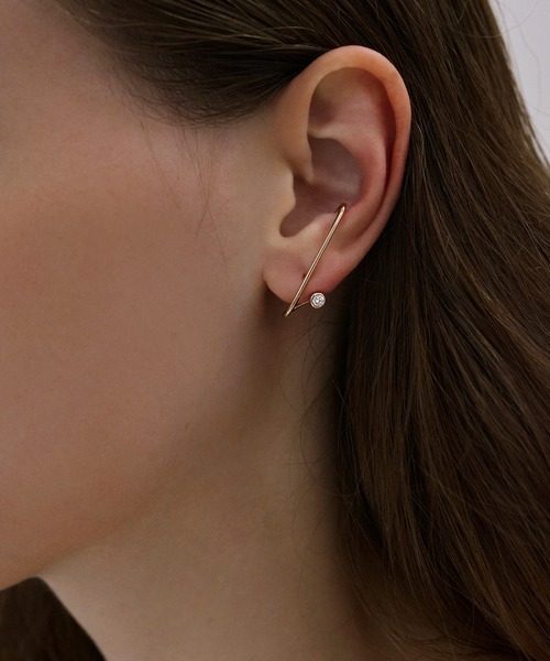 SIENA ROSE（シエナロゼ） ピアス ROSETEN・クロスダイヤピアス