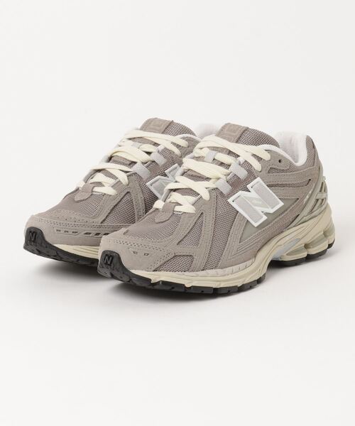 「New Balance」 ローカットスニーカー 22.5cm グレー レディース_画像4