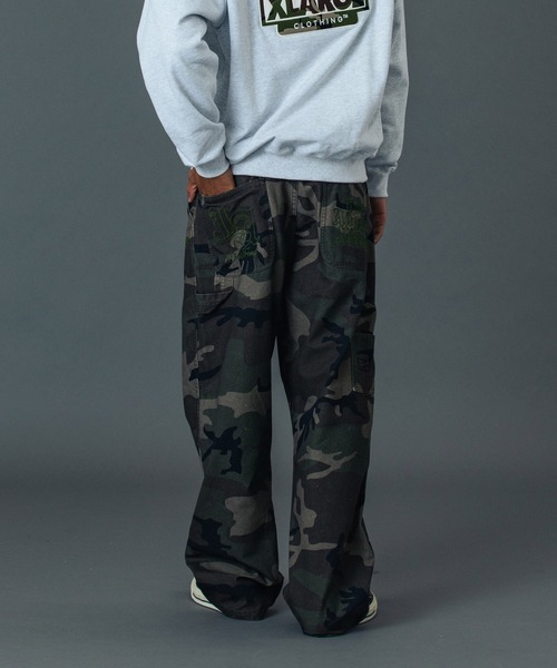 XLARGE（エクストラ ラージ） パンツ PATCHED OLD ENGLISH PAINTER