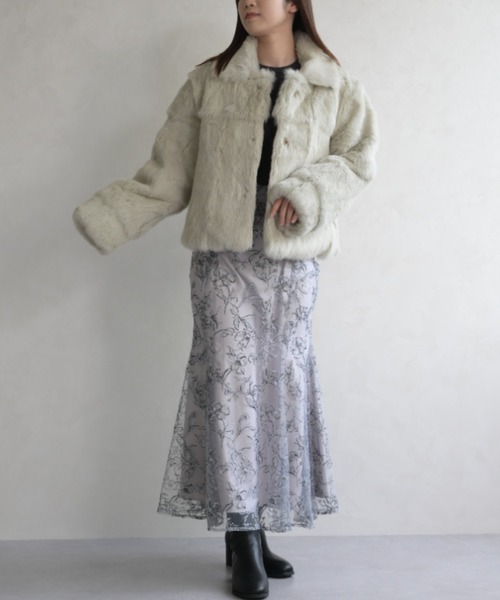 ラビットファーコート（レディースファッション） | ファッション の