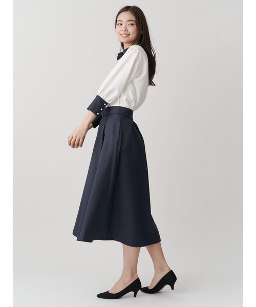 「TONAL」 長袖シャツ 38 オフホワイト レディース_画像7