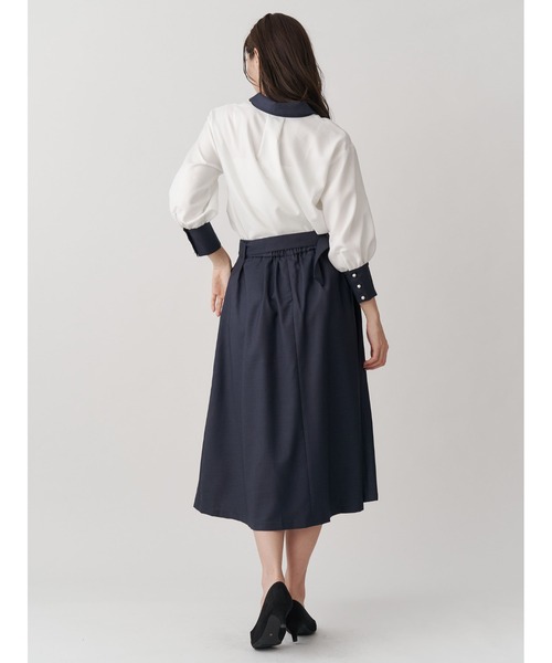 「TONAL」 長袖シャツ 38 オフホワイト レディース_画像8