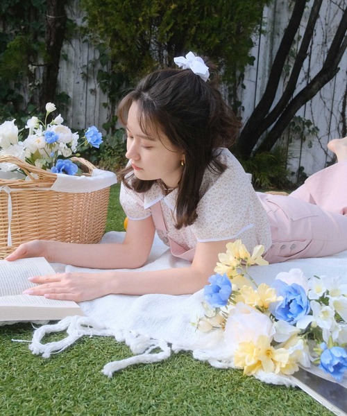 「TINA:JOJUN」 半袖シャツ M アイボリー レディース_画像4