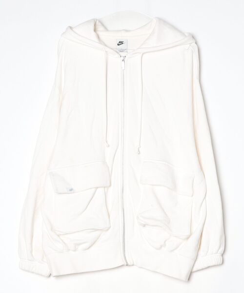 NIKE（ナイキ） ジップアップパーカー L クリーム レディース
