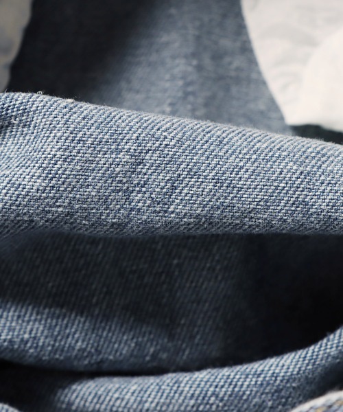 「Theater code」 デニムパンツ L ブルー レディース_画像9