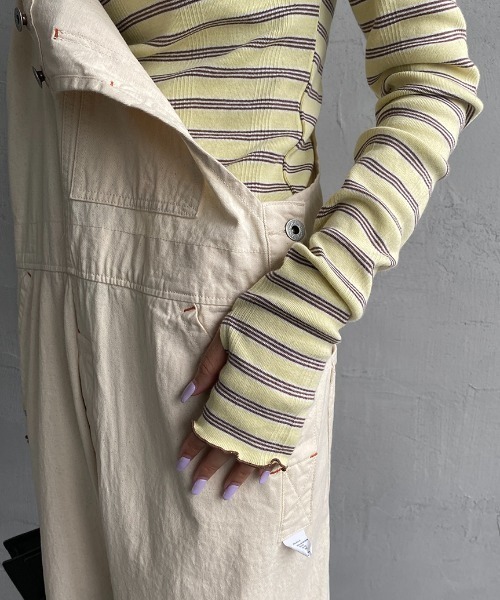 「MILLER」 長袖カットソー F アイボリー レディース_画像3