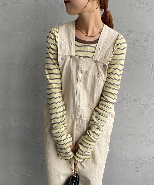 「MILLER」 長袖カットソー F アイボリー レディース_画像6