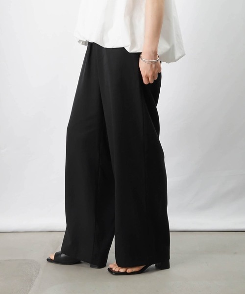 「LUCA/LADY LUCK LUCA」 イージーパンツ FREE ブラック レディース_画像2