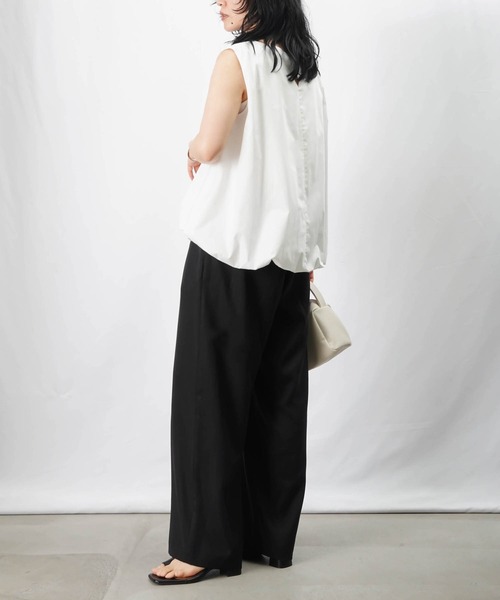 「LUCA/LADY LUCK LUCA」 イージーパンツ FREE ブラック レディース_画像6