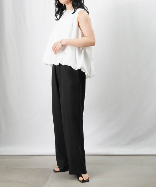 「LUCA/LADY LUCK LUCA」 イージーパンツ FREE ブラック レディース_画像7