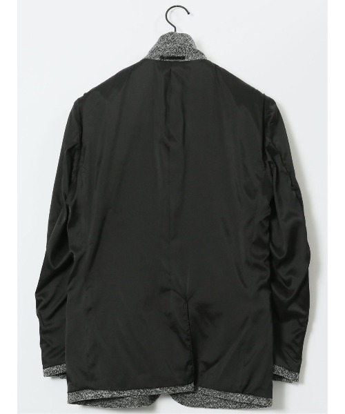 タカキュー（TAKA−Q）/【ストレッチ 尾州からみニット】タカキュー 2ボタンジャケット モノトーン TAKA-Q（タカキュー） ジャケット テーラードジャケット 「ストレッチ