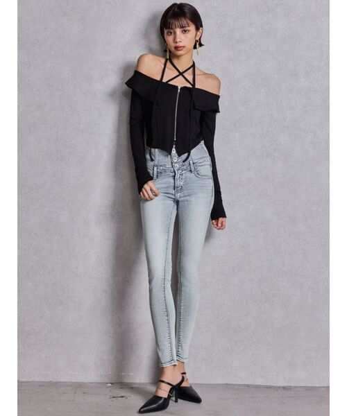 GYDA（ジェイダ） ジーンズ デニム デニムパンツ ハイウエストウエスト