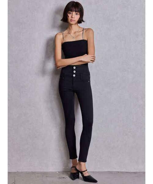 GYDA（ジェイダ） ジーンズ デニム デニムパンツ ハイウエストウエスト