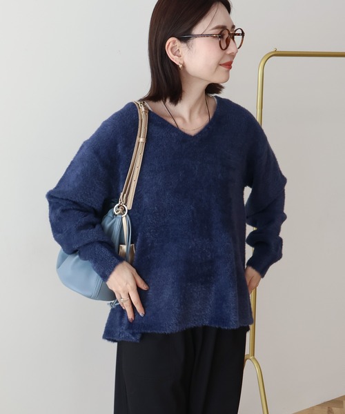 Ｖネックフェアリーニットトップス　26,400円 AMERICAN HOLIC（アメリカンホリック） ニット セーター Vネック