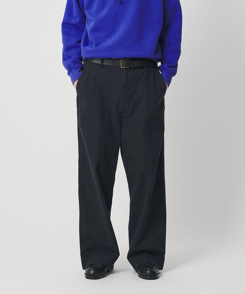 BEAUTY＆YOUTH UNITED ARROWS カーゴパンツ ヘリンボーン ツイル