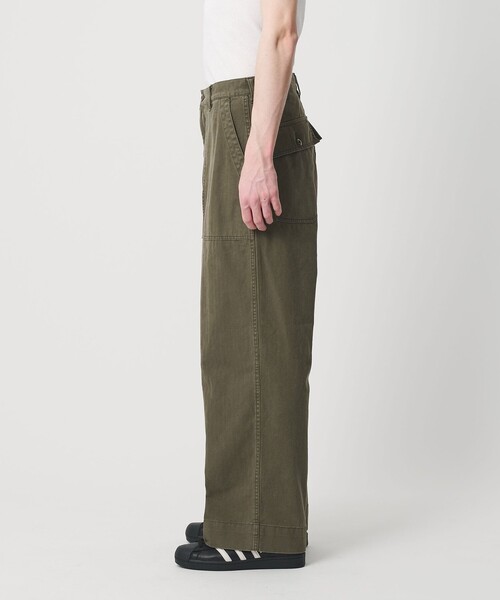 BEAUTY＆YOUTH UNITED ARROWS カーゴパンツ ヘリンボーン ツイル