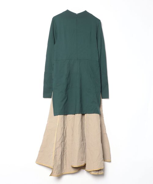 「UN3D.」 ドッキングワンピース 38 ベージュ レディース_画像2