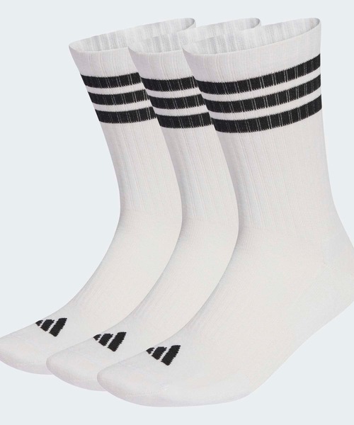 adidas（アディダス） 靴下 スリーストライプス クッション スポーツ