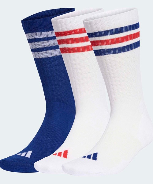 adidas（アディダス） 靴下 スリーストライプス クッション スポーツ