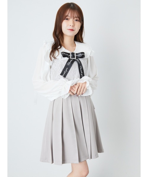 「Ank Rouge」 サロペットスカート M ピンク レディース_画像9