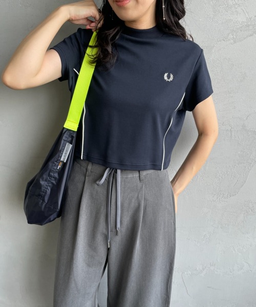 FRED PERRY（フレッドペリー） tシャツ 半袖 ワンポイントロゴ刺繍