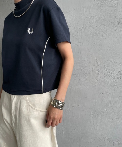 FRED PERRY（フレッドペリー） tシャツ 半袖 ワンポイントロゴ刺繍