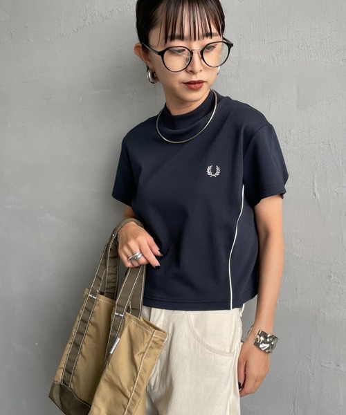 FRED PERRY（フレッドペリー） tシャツ 半袖 ワンポイントロゴ刺繍