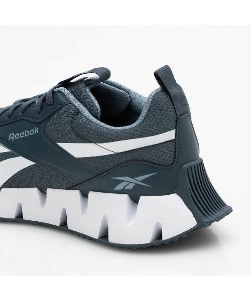 「Reebok」 ローカットスニーカー 23.5cm グレー メンズ