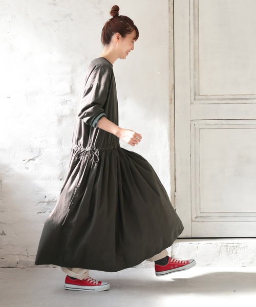 soulberry（ソウルベリー） 長袖ワンピース 4L グレー レディース