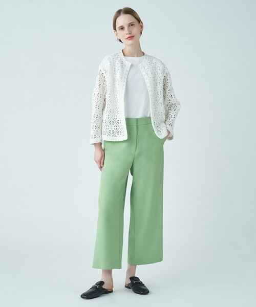 Ballsey（ボールジィ） ノーカラージャケット 36 ホワイト レディース