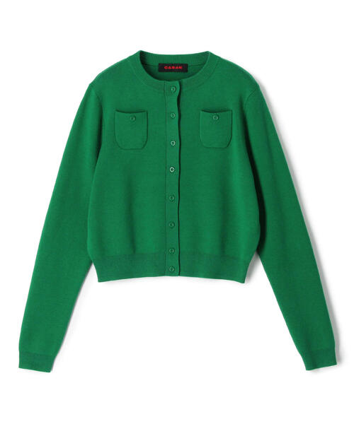 CABaN（キャバン） ニットカーディガン X-SMALL カーキ レディース