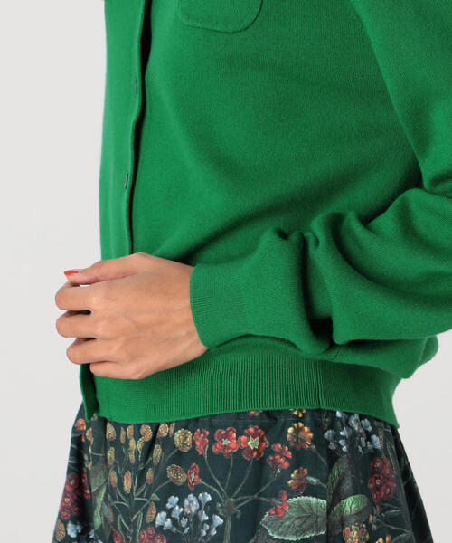 CABaN（キャバン） ニットカーディガン X-SMALL カーキ レディース