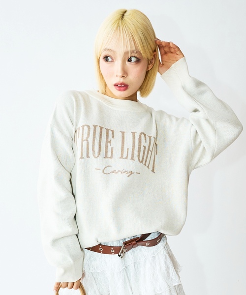 LOVETOXIC ニット セーター 「GOODPRICE」カラバリニット キッズ 子供