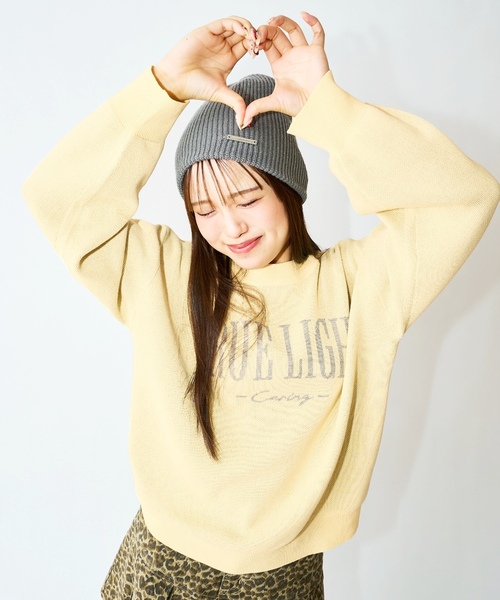 LOVETOXIC ニット セーター 「GOODPRICE」カラバリニット キッズ 子供