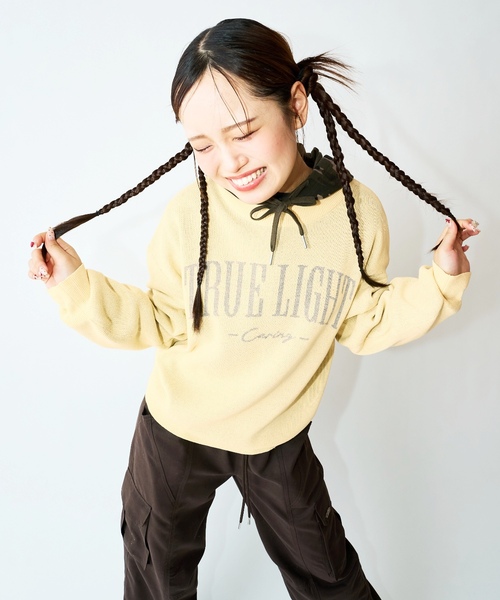 LOVETOXIC ニット セーター 「GOODPRICE」カラバリニット キッズ 子供