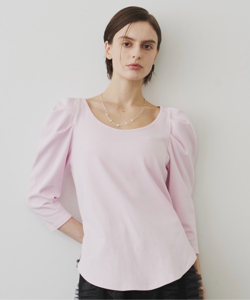 LA BELLE ETUDE（ラベルエチュード） tシャツ ギャザーパフショート 