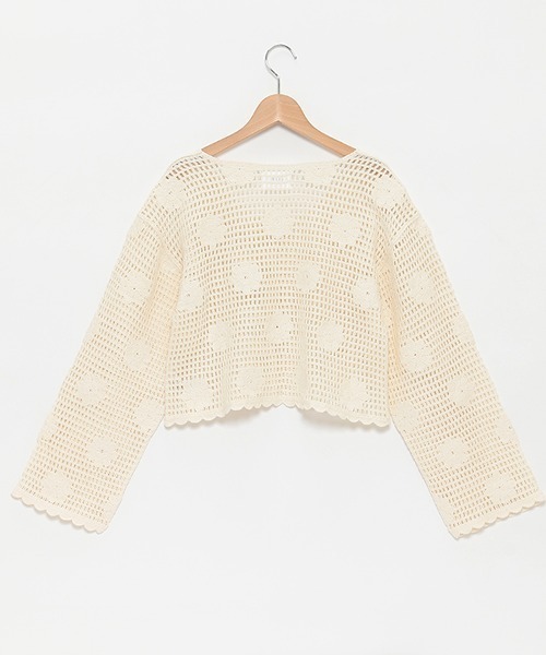 「petit main LIEN」 カーディガン FREE ライトグリーン レディース_画像2